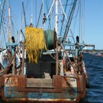 Old fisherman boat at Provincetown, Cape Cod, MA